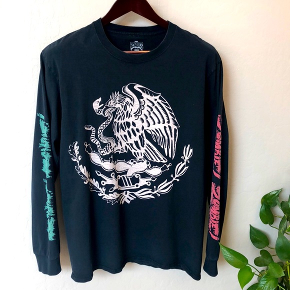 zombies Other - 5. THE GLORIOUS DEAD zombie printed long sleeve Tshirt size L